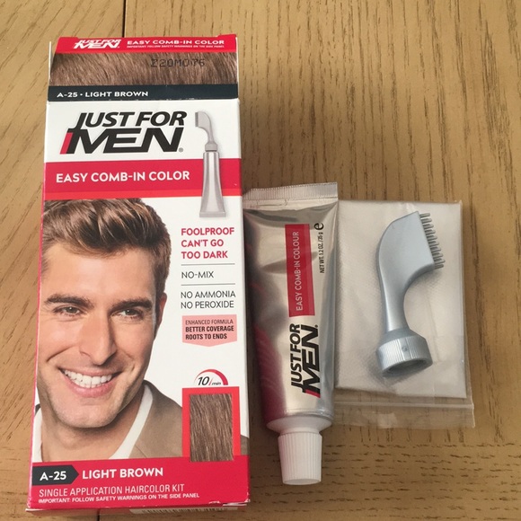 JUST FOR MEN Easy Comb-in Color in Light Brown - Picture 6 of 6